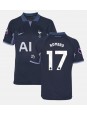 Tottenham Hotspur Cristian Romero #17 Replika Borta Kläder 2023-24 Kortärmad
